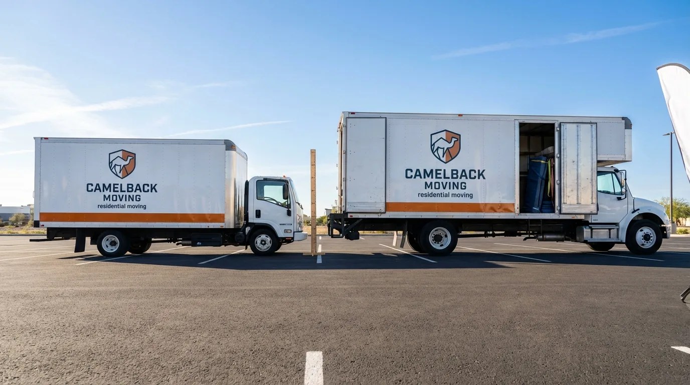 Moving truck size capacity guide in Crystal Springs